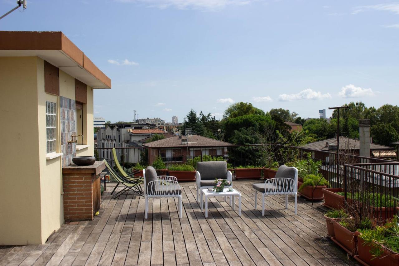 דירות מרגרה Terrazza Privata Venezia Mestre מראה חיצוני תמונה